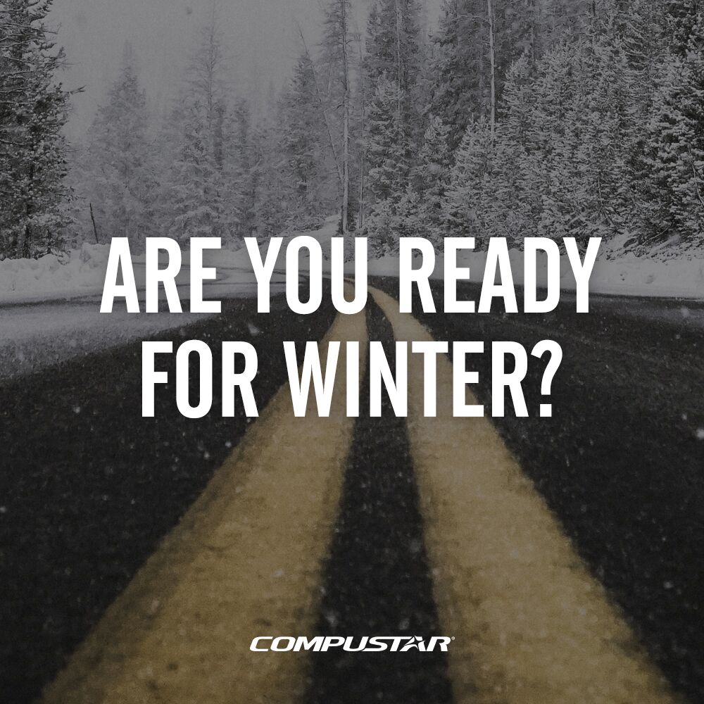 Are you Ready for winter? written on a wintery road